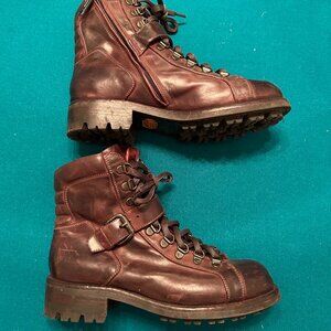 Lemargo Women's Leather Combat Boot